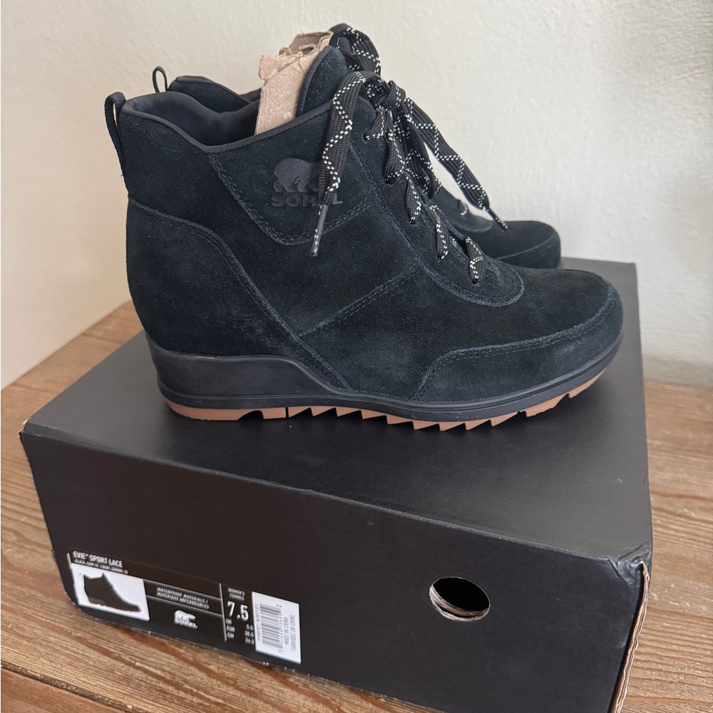 Sorel Evie Sport Lace - Wedge Ankle Sneaker